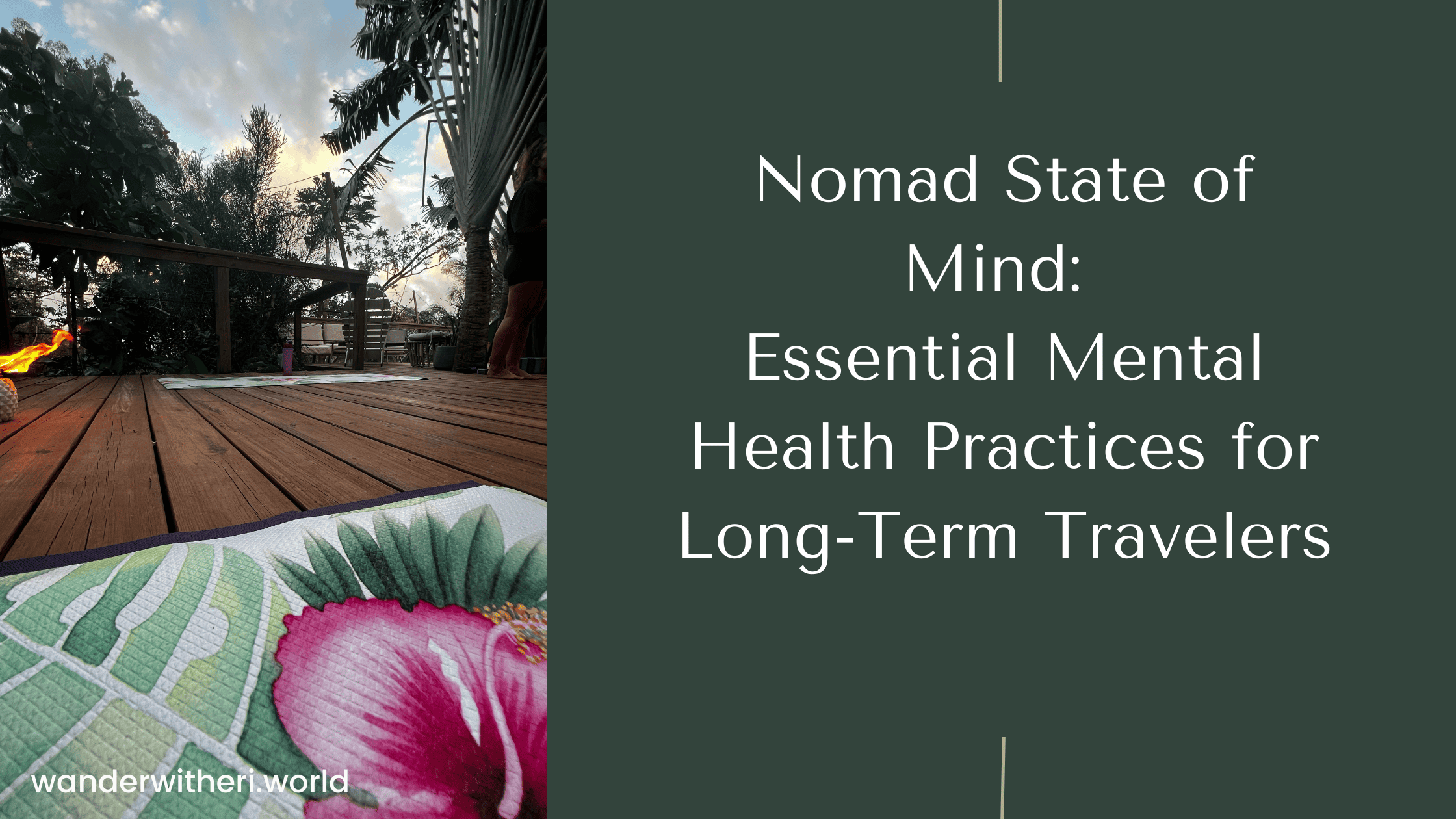 mental health tips for nomads